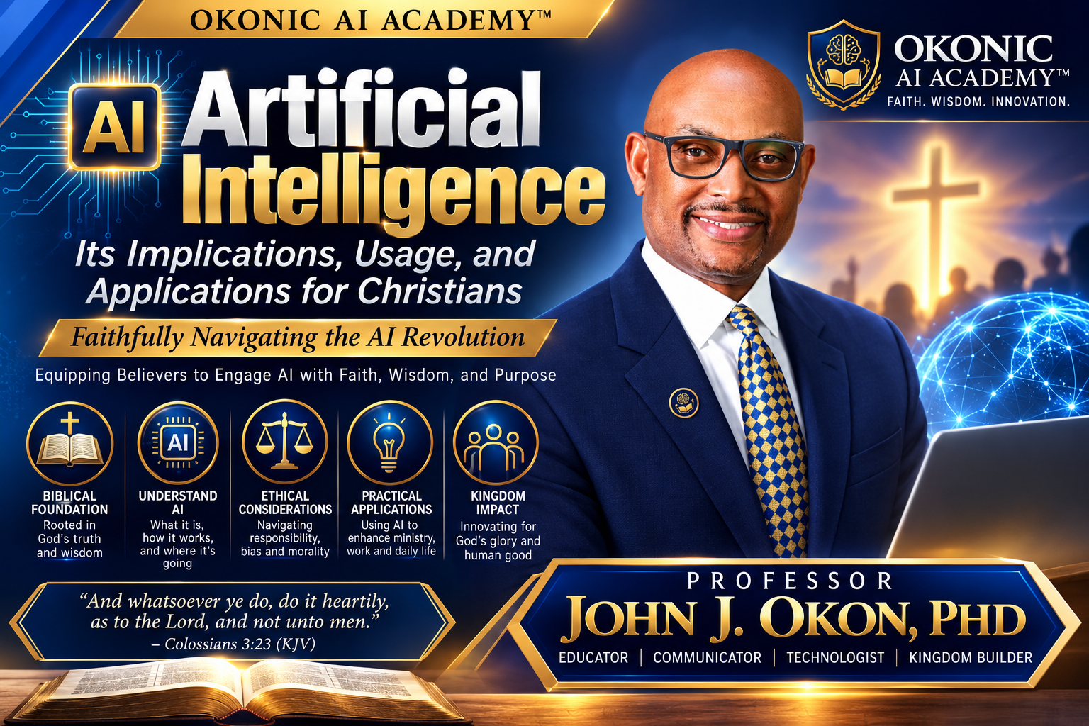 Okonic AI Academy — Artificial Intelligence: Its Implications, Usage, and Applications for Christians